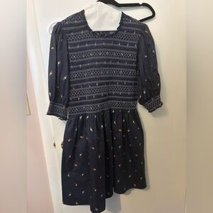 Hill House Vivi Nap dress in Navy floral - Size L